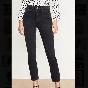 Reformation Julia high rise crop jeans in Monterey
